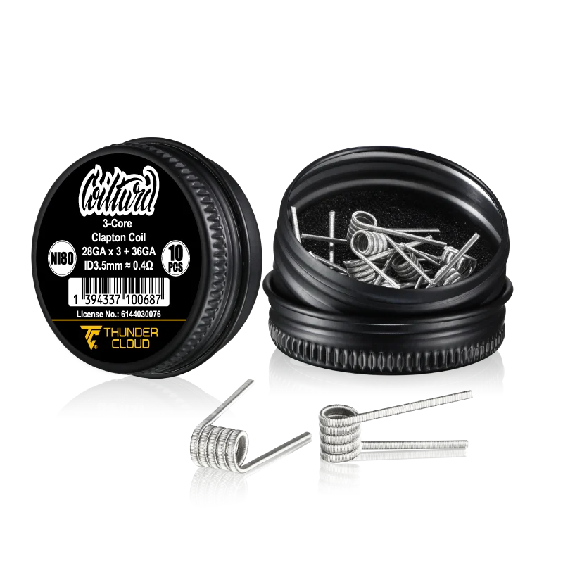 Coilturd Coils-Ni80 28ga x 3 + 36ga ID3.5 0.4Ω